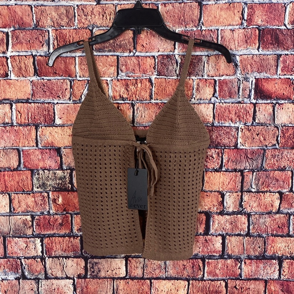 Ava And Ever Jasmine Tie Front Knit